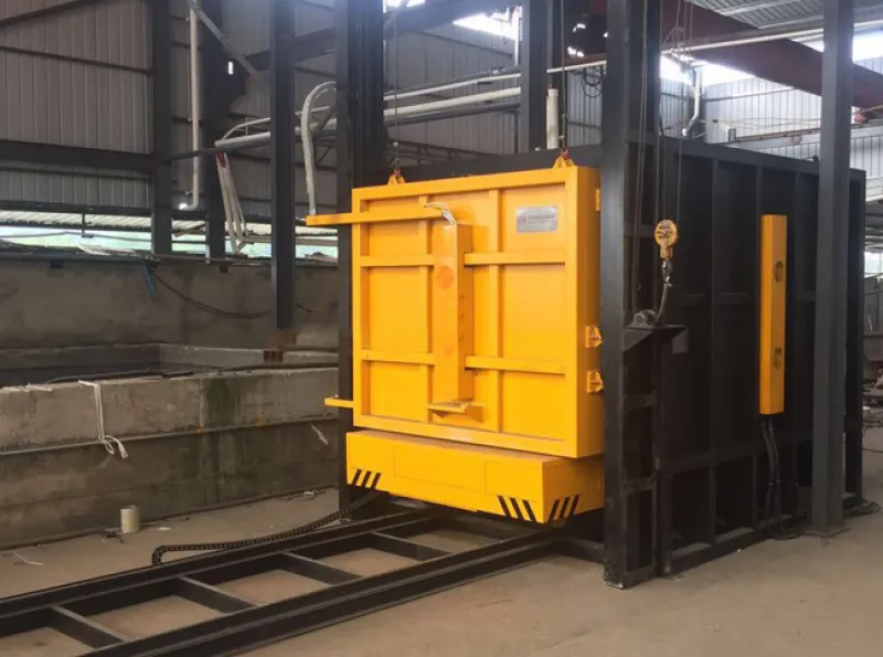 >Bogie annealing furnace